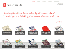 Tablet Screenshot of independentthinkingpress.com
